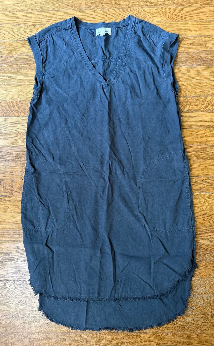 Cloth & Stone Anthropologie Soft Black Dress Size Medium